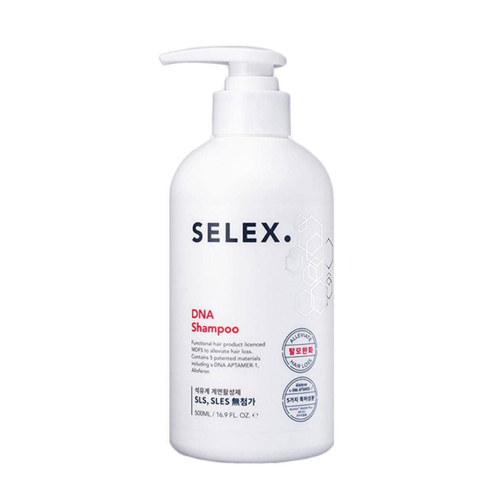 셀렉스 DNA 샴푸 탈모방지 탈모용 기능성 500ml (펌푸형)
