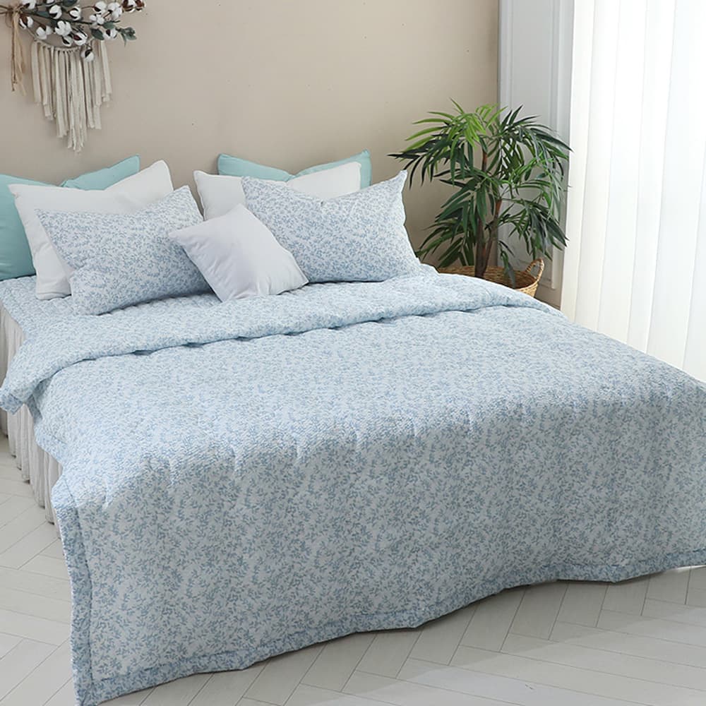 쉐모아 프레쉬 시어서커 면 이불 Q + 베개커버2장
