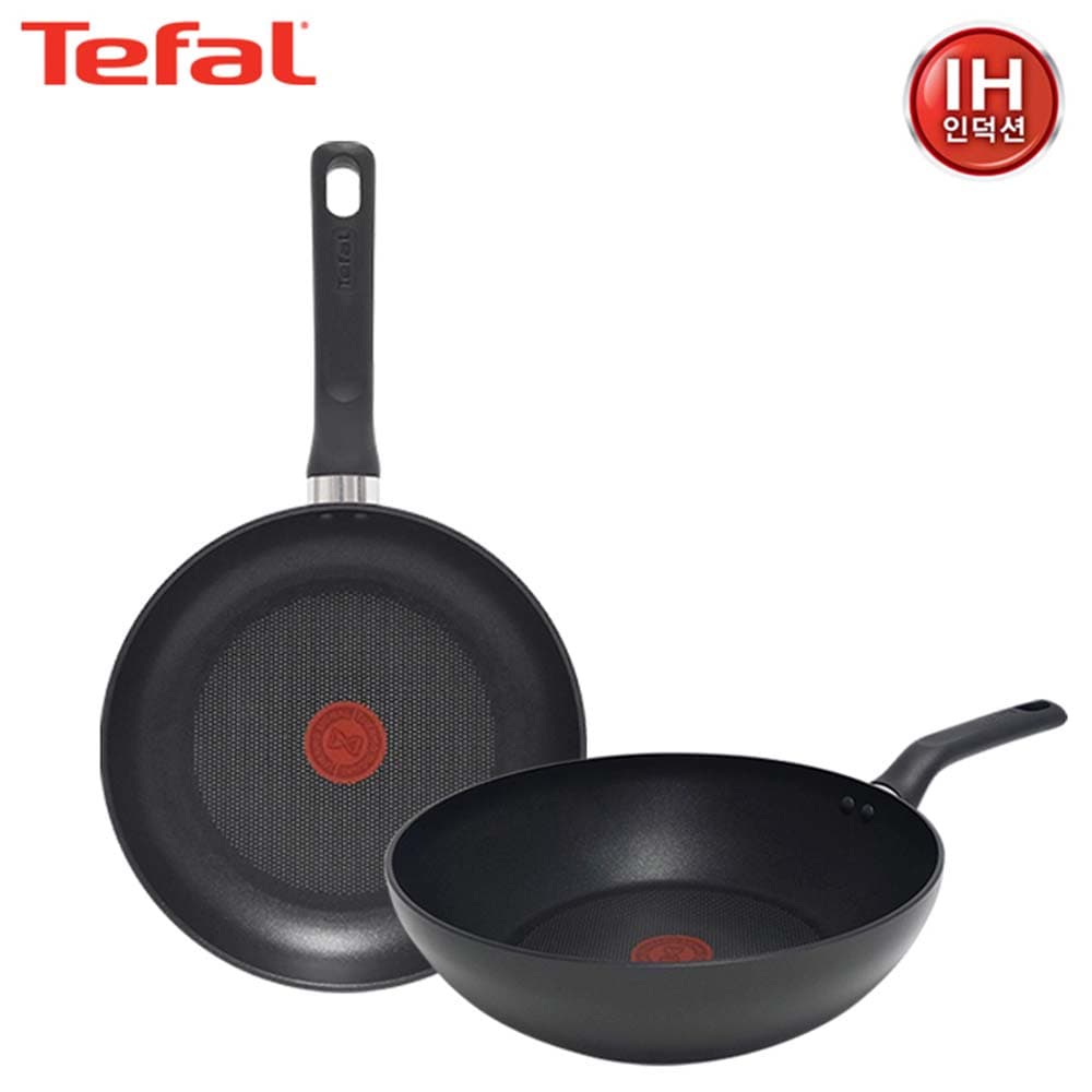 테팔 인덕션 델리커시 티타늄 프라이팬 24cm+멀티팬 28cm TFC-ID4W