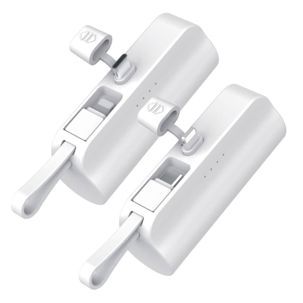 나이테 일체형 도킹 3500 보조배터리 ST-AB3500 화이트