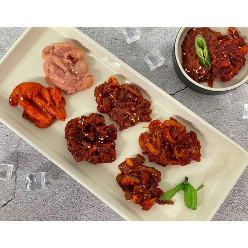 공기밥 뚝딱 모듬 젓갈8종