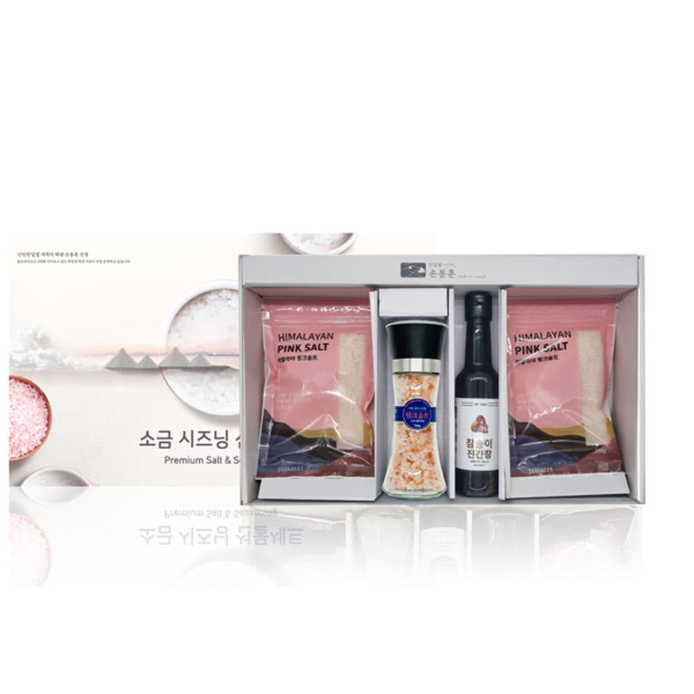 [신안갯벌천일염] 히말라야 핑크솔트 간장 혼합세트
