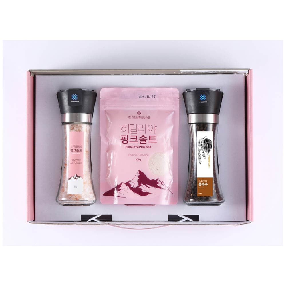 [더건강한신안소금] 히말라야 핑크솔트(간수제거) 풍성 핑크2호 PSET-5호