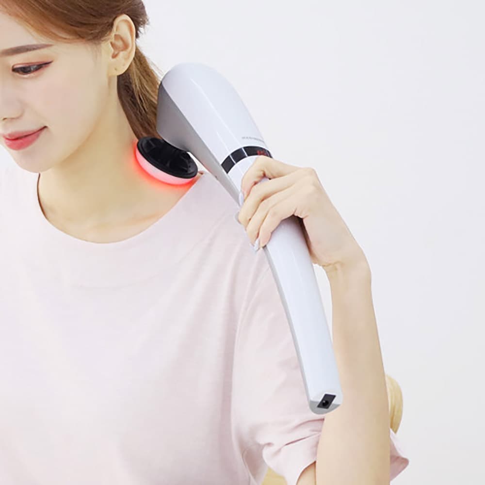 [메디니스] 비트탭 핸디형 무선 안마기 온열마사지기 MD-7300