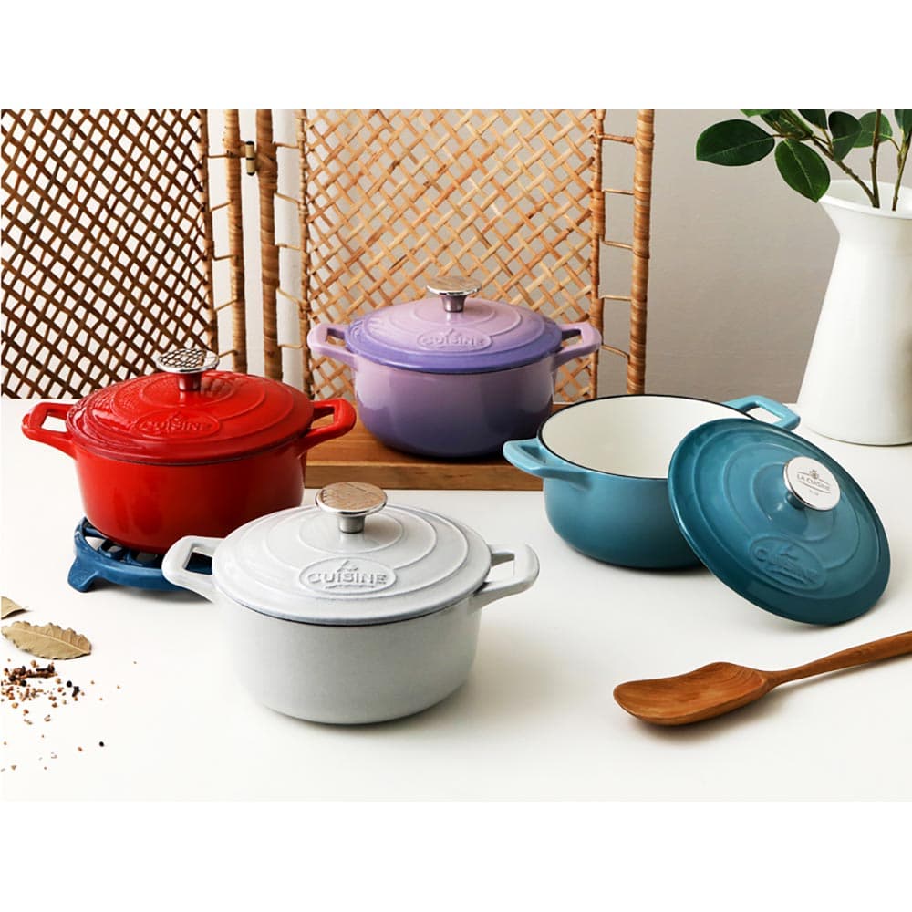[La Cuisine] 라퀴진 주물냄비 18cm+주물냄비 24cm