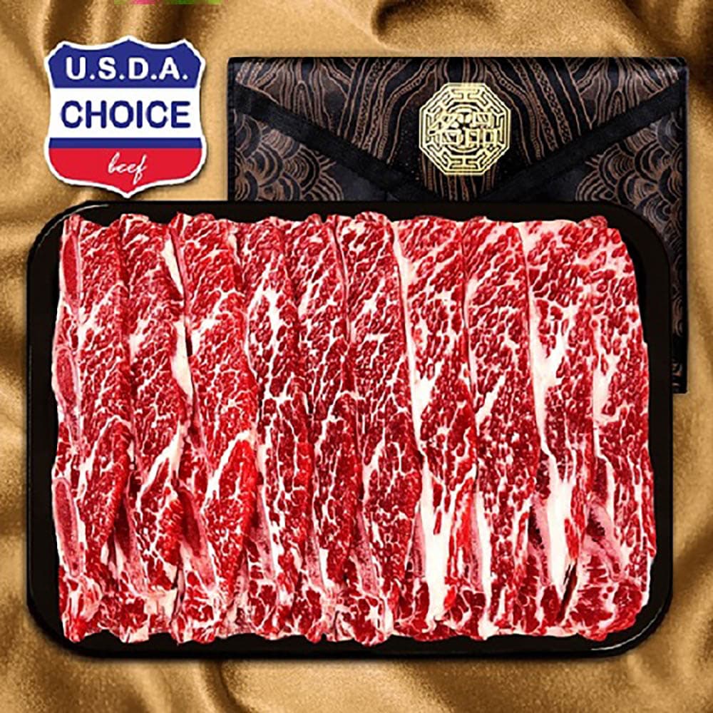[블랙라벨] 초이스구이용 LA갈비 1.5kg(미국산)