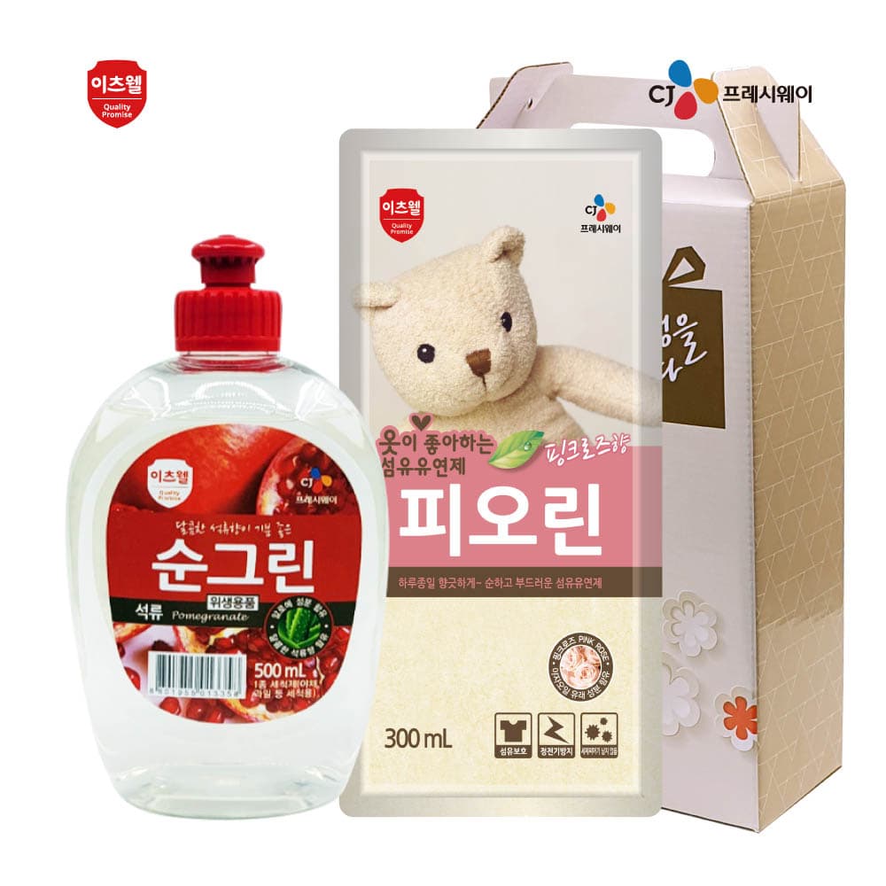 CJ이츠웰 순그린곡물500ml,하이파워 2종세트