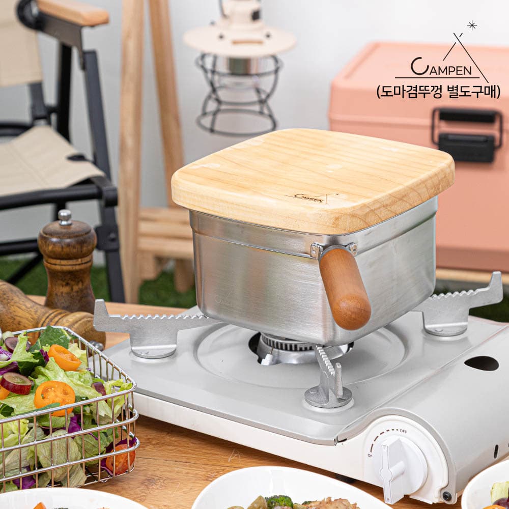 로얄튜더 리버티 스텐냄비 3종 B세트 (양수20cm+하이브리드22cm+곰솥26cm+유리뚜껑3p)