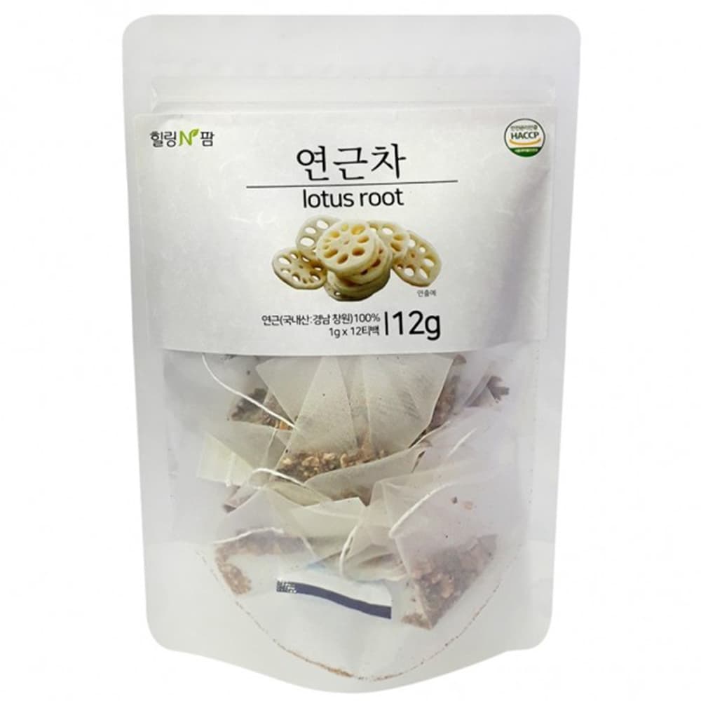 힐링앤팜 연근차 1gx12t