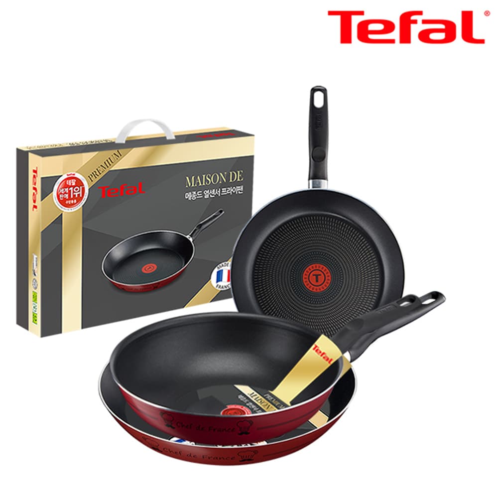 테팔 메종드 열센서 프리미엄 프라이팬 28cm+30cm+멀티팬 28cm CT1-MFP2830W28