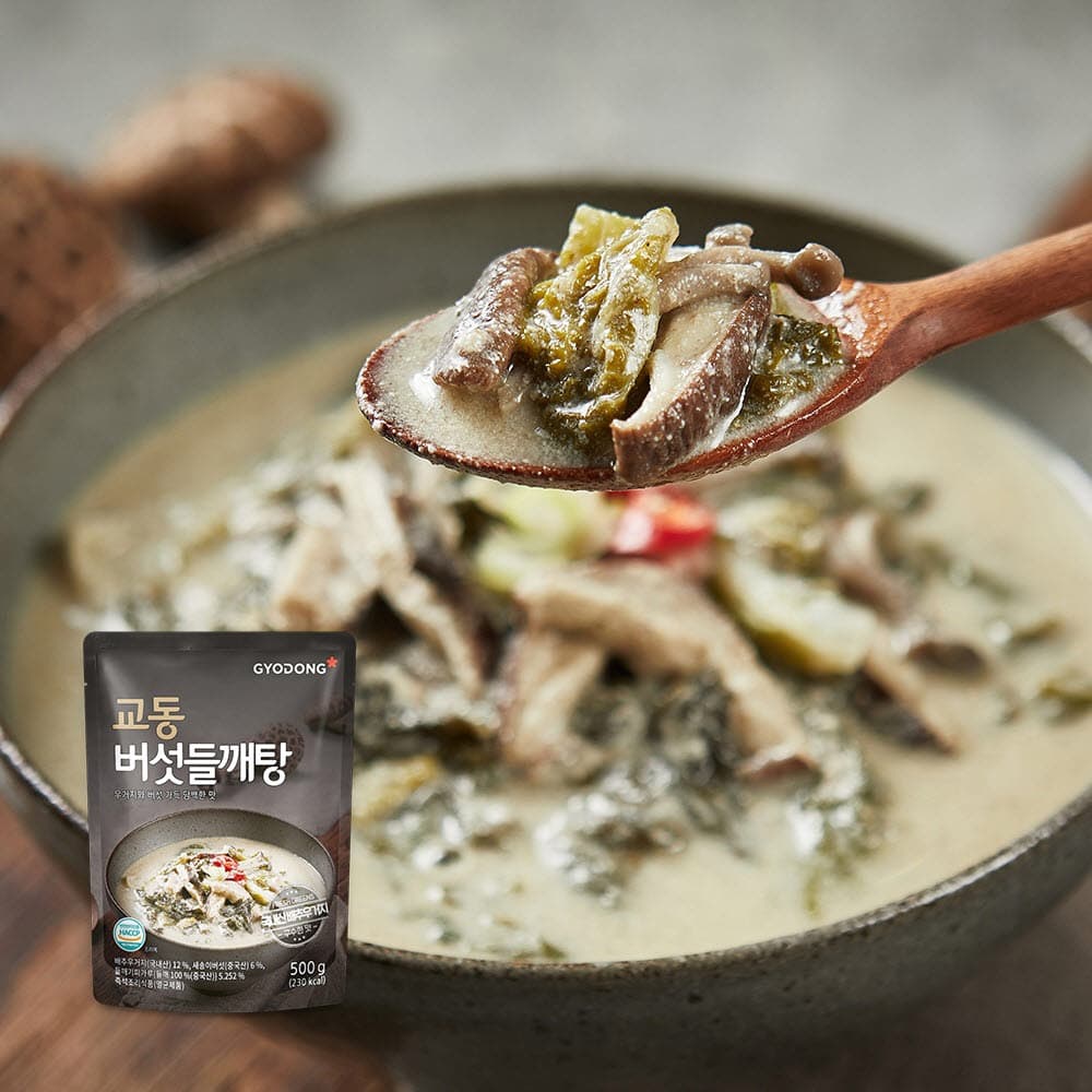 교동 버섯들깨탕 500g 5팩