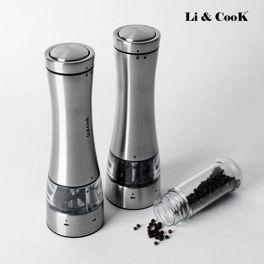 리앤쿡 솔트&페퍼 무선 그라인더 2세트