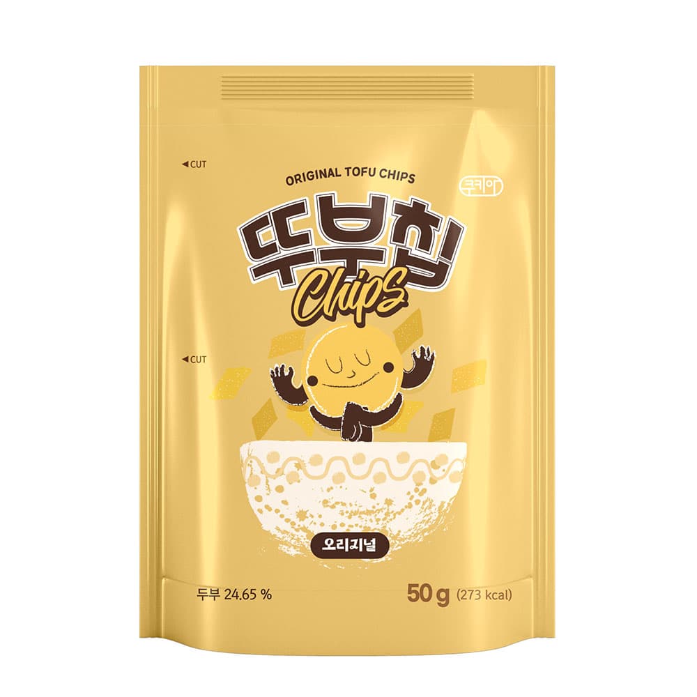 쿠키아 뚜부칩 오리지널 50g *6ea