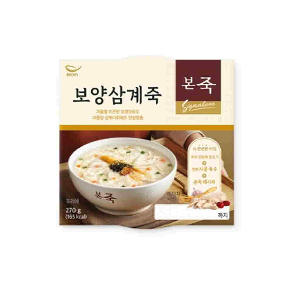 본죽 간편조리 냉장 보양삼계죽 270g 상세이미지