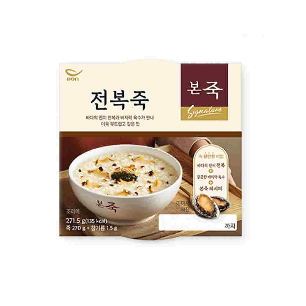 본죽 간편조리 냉장 전복죽 270g 상세이미지