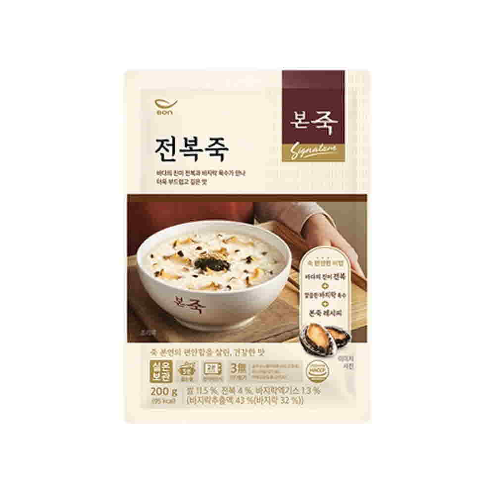 본죽 간편조리 파우치 전복죽 200g 상세이미지