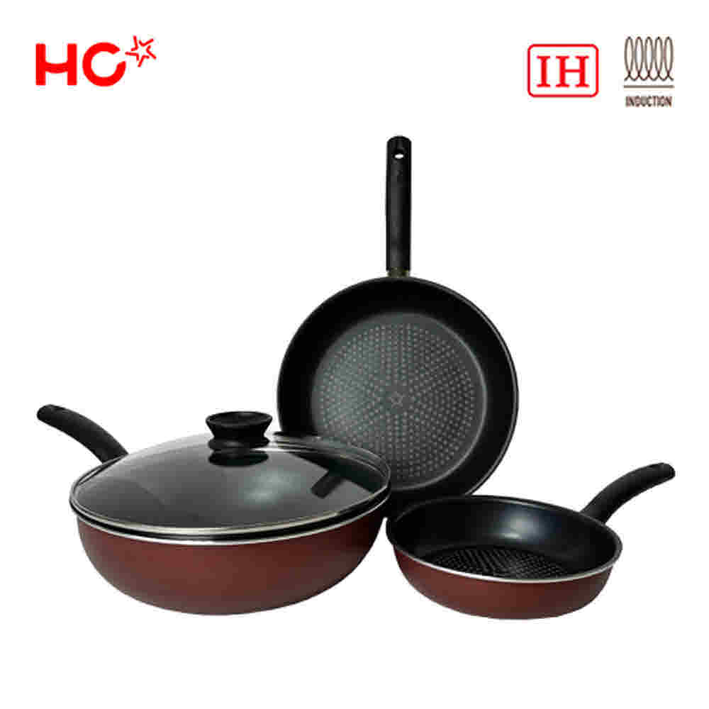 해피콜 셀렉트 IH 인덕션 프라이팬 4종A(IH 프라이팬 20cm,프라이팬 28cm,궁중팬 28cm,유리뚜껑 28cm) 상세이미지
