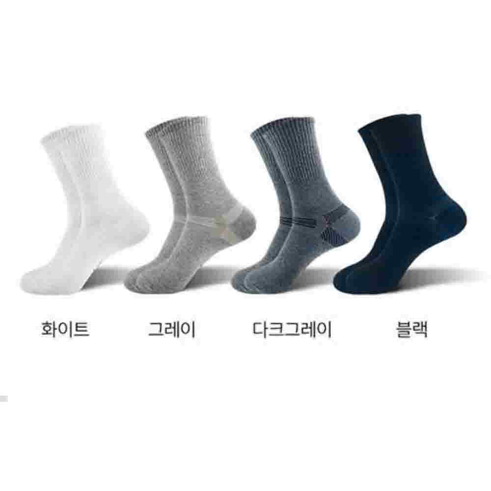 폴턴 V존캐주얼양말 남성 장목4켤레 상세이미지