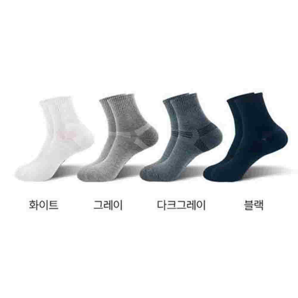 폴턴 V존캐주얼양말 남성 중목4켤레 상세이미지