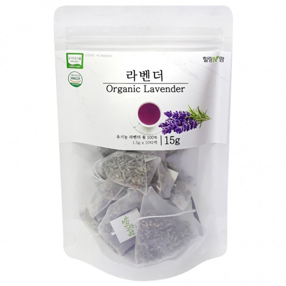 힐링앤팜 유기농 라벤더 1.5gx10t 상세이미지