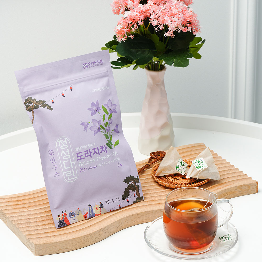 평창 도라지차 티백 40g 지퍼백 상세이미지