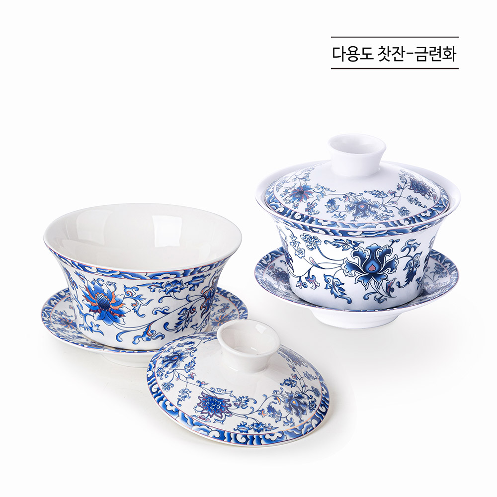 다용도 찻잔세트(금련화) (대) 상세이미지