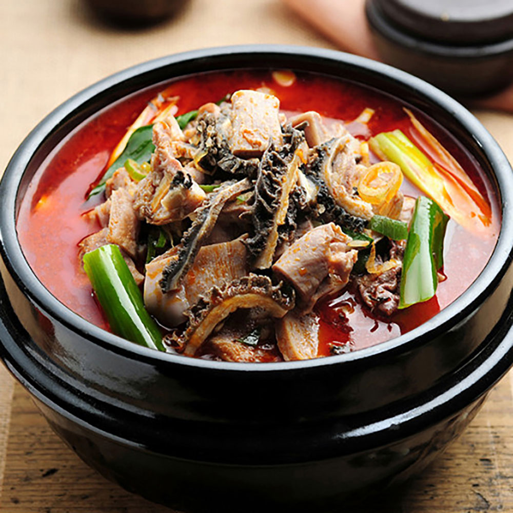 전국 120개 프렌차이즈 맛집 정통 가마솥 수제 시래기 소내장탕 630g 상세이미지