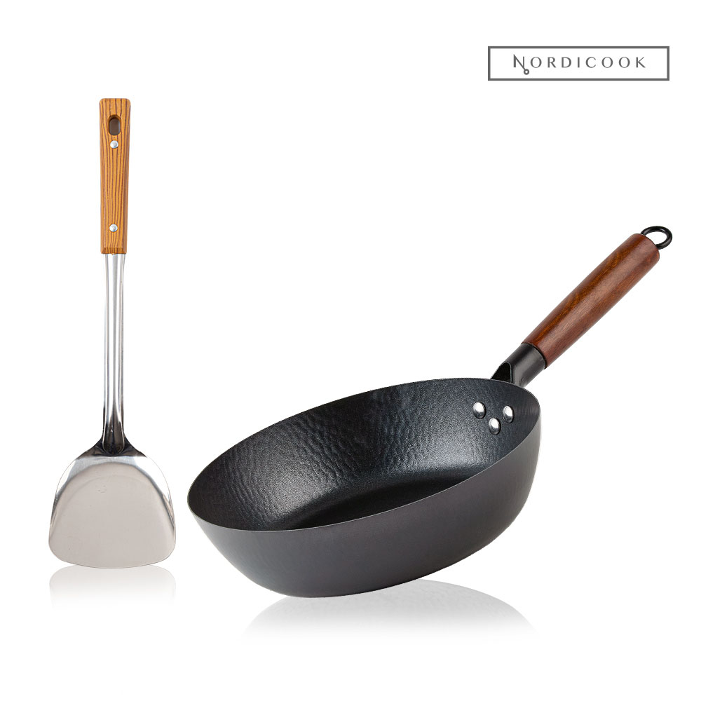 노르디쿡 IH 무쇠팬 28cm + 뒤집개 상세이미지
