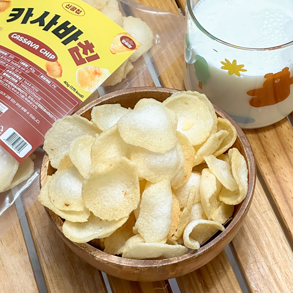 자꾸 자꾸 먹고 싶은 쫀슐랭 카사바칩 40g 5봉 상세이미지